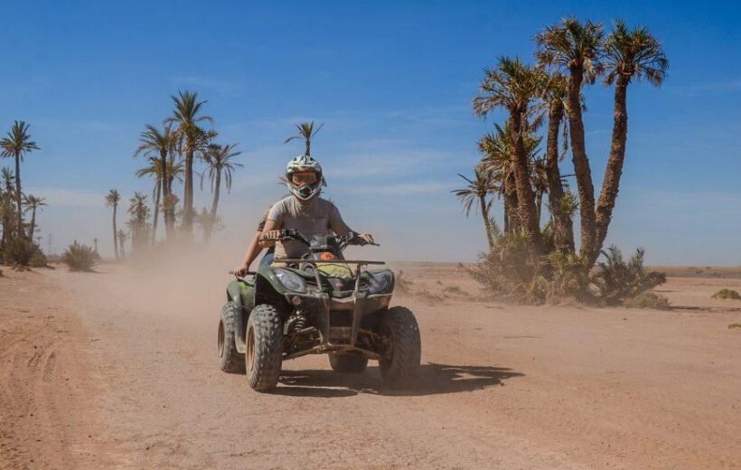 Marrakech: Expérience Quad Bike & chameaux dans le désert de la Palmeraie